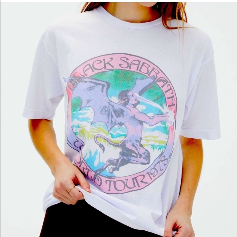 Black Sabbath World Tour 1978 Band Tour Graphic Tee